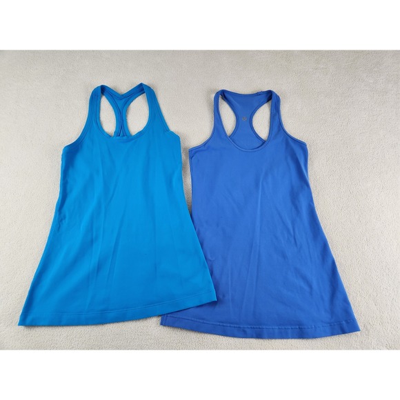 lululemon athletica Tops - Set of 2 Lululemon Racerback Tank Tops Blue Size M? Athliesure Yoga